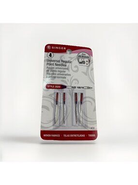 Singer 4731 Universal Regular Point Needles ( 4 ) Size 100/16